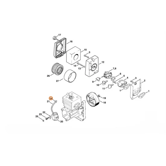 STIHL  Tulejka gumowa 0000 989 0602